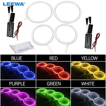 LEEWA 2X145MM 2X106MM Car CCFL Halo Rings Angel Eyes LED Headlights for LEXUS RX300/200 DRL Car-Styling White #CA4283
LEEWA 2X145MM 2X106MM Car CCFL Halo Rings Angel Eyes LED Headlights for LEXUS RX300/200 DRL Car-Styling White #CA4283