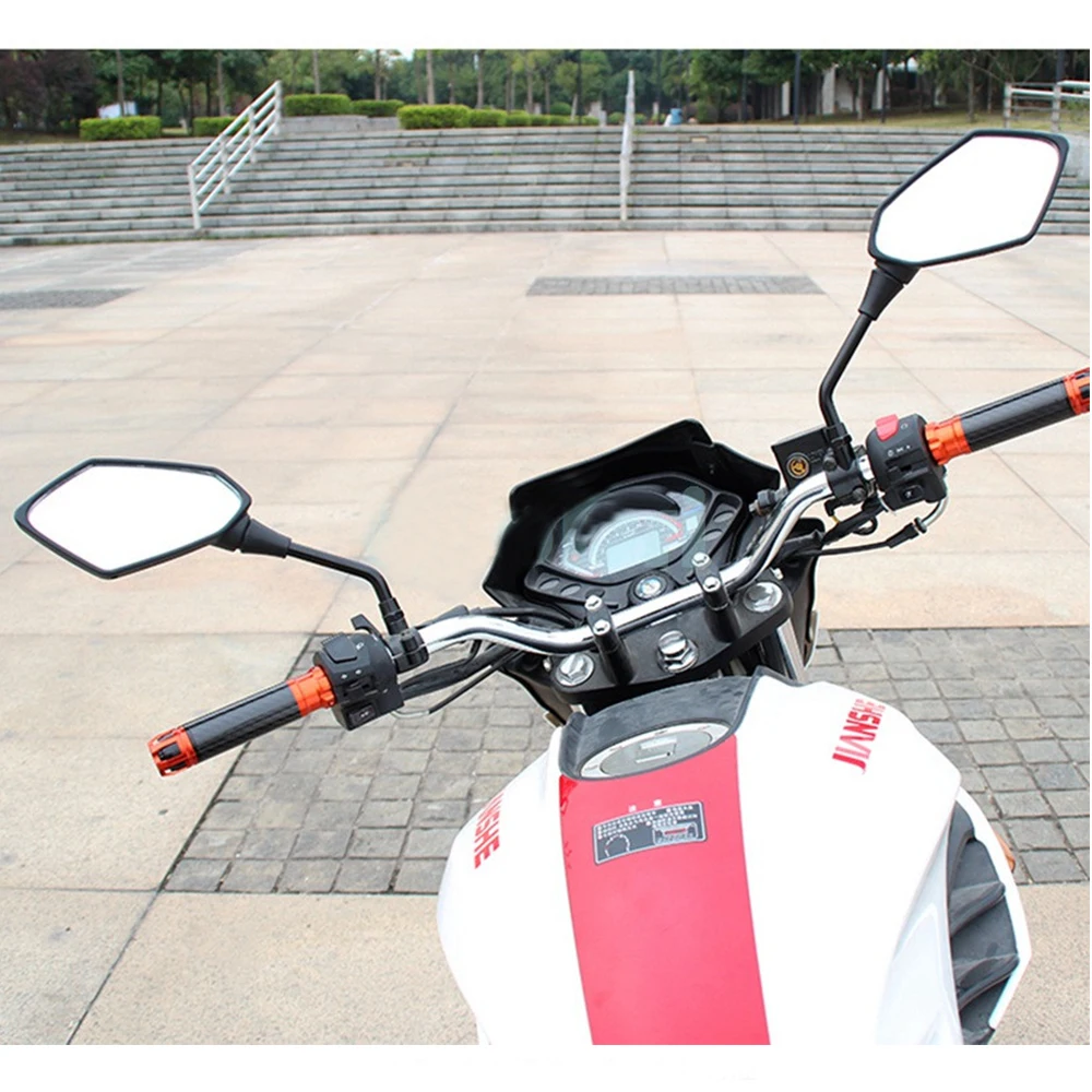 Universal Motorcycle 8mm 10mm Rear View Mirrors For HONDA cbr 1000rr vfr 800f vfr 1200f dct For YAMAHA xsr 300 mt-03 yzf r1 etc.
Universal Motorcycle 8mm 10mm Rear View Mirrors For HONDA cbr 1000rr vfr 800f vfr 1200f dct For YAMAHA xsr 300 mt-03 yzf r1 etc.