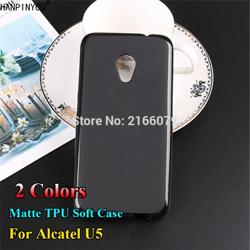 For Alcatel U5 3G 4G HD 4047D 5044D 5047D 5.0" Ultra Thin Matte Soft TPU Silicone Gel Case Protective Phone Back Pudding Cover |