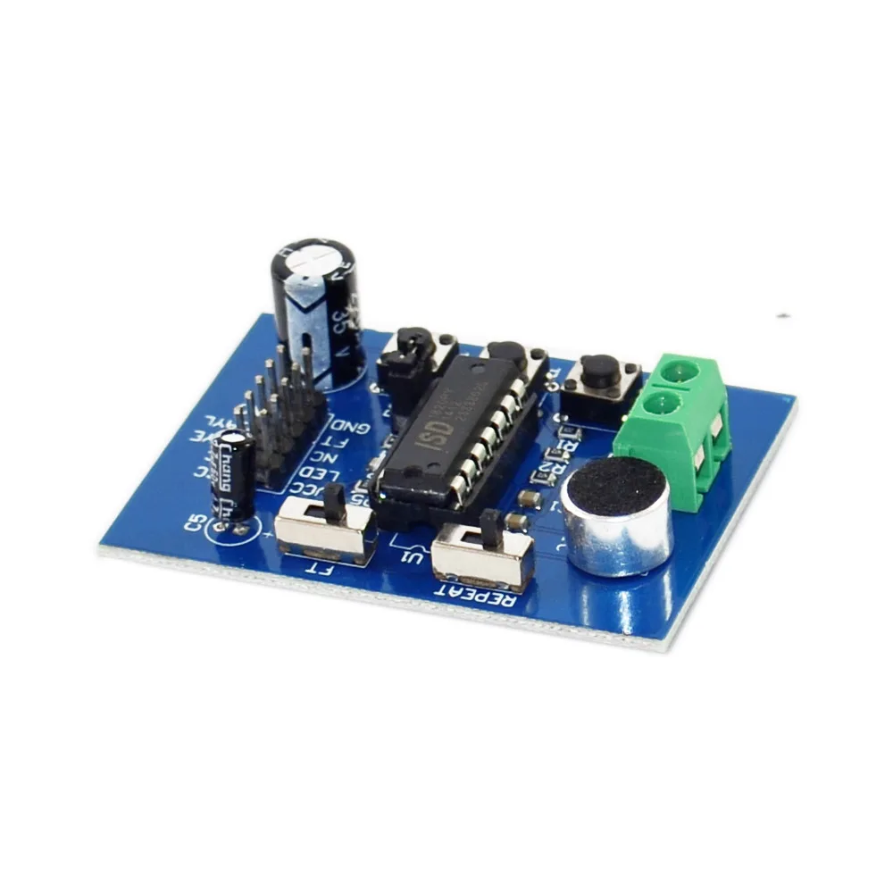 New!blue PCB board/ISD 1820 vocal version/vocal module/record-play module(onboard microphone)
New!blue PCB board/ISD 1820 vocal version/vocal module/record-play module(onboard microphone)