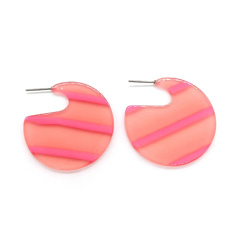 Fashion 7 Colors Transparent Striped Acrylic Hoop Earrings For Women Cute Discal Earrings 2019 New Arrival Party Jewelry E19012
Fashion 7 Colors Transparent Striped Acrylic Hoop Earrings For Women Cute Discal Earrings 2019 New Arrival Party Jewelry E19012