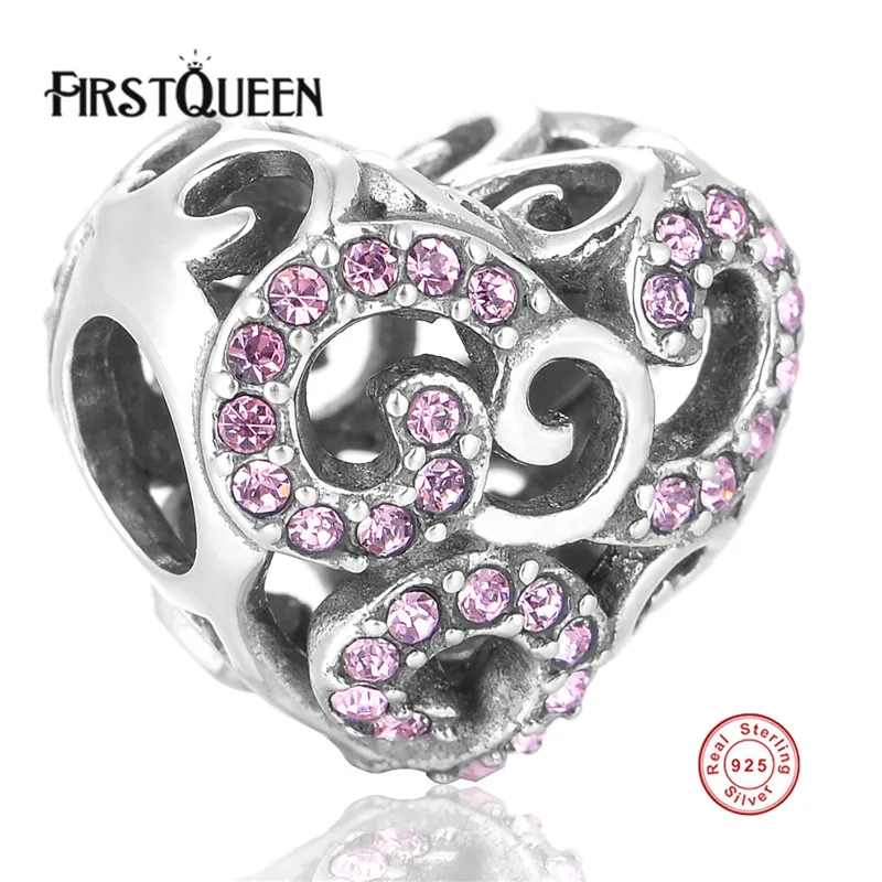 FirstQueen Fits Original European Bracelets 2017 Spring Crystal Heart Charm Beads 925 Sterling Silver Fine Jewelry
FirstQueen Fits Original European Bracelets 2017 Spring Crystal Heart Charm Beads 925 Sterling Silver Fine Jewelry
