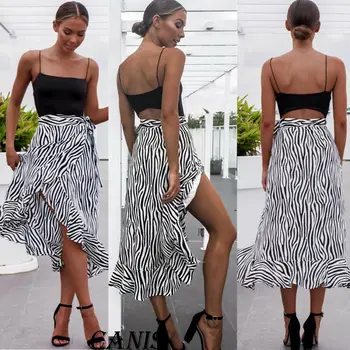 New Women Ladies Fashion Casual Summer Skirt Zebra Striped High Waist Skirt Beach Party Club Skirts
New Women Ladies Fashion Casual Summer Skirt Zebra Striped High Waist Skirt Beach Party Club Skirts