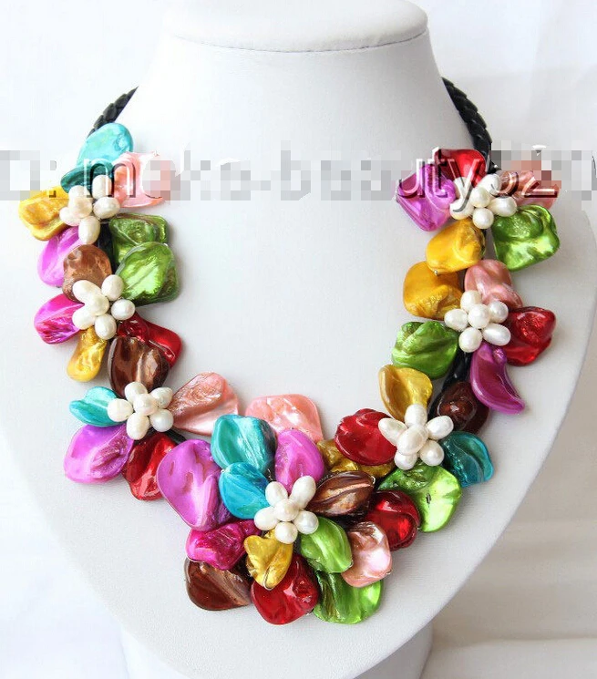 FREE SHIPPING>@@> classic white baroque pearl multicolor shell flower leather necklace s2337^^^@^Noble style Natural Fine jewe &
FREE SHIPPING>@@> classic white baroque pearl multicolor shell flower leather necklace s2337^^^@^Noble style Natural Fine jewe &