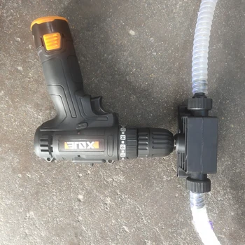 Portable Electric Drill Pump Self Priming Transfer Pump Drill Accessory Drill Powered Pumps Oil Fluid Water Pump Outdoor pumping
Portable Electric Drill Pump Self Priming Transfer Pump Drill Accessory Drill Powered Pumps Oil Fluid Water Pump Outdoor pumping
