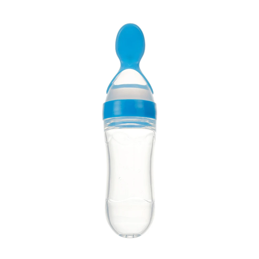 Infant Baby Silicone Feeding with Spoon Feeder Food Rice Cereal Bottle Extrusion Type Rice Paste Bottle Hot Sale
Infant Baby Silicone Feeding with Spoon Feeder Food Rice Cereal Bottle Extrusion Type Rice Paste Bottle Hot Sale
