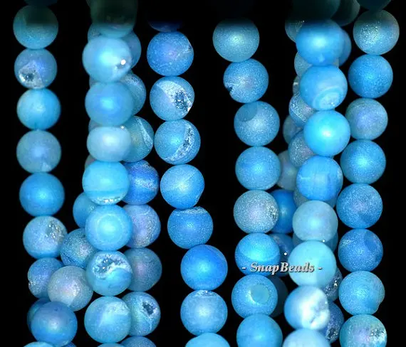 8MM Blue Mist Pixie Dust Druzy Gemstone, Blue, Round 8MM Loose Beads 15.5 inch Full Strand (90147425-208 )
8MM Blue Mist Pixie Dust Druzy Gemstone, Blue, Round 8MM Loose Beads 15.5 inch Full Strand (90147425-208 )