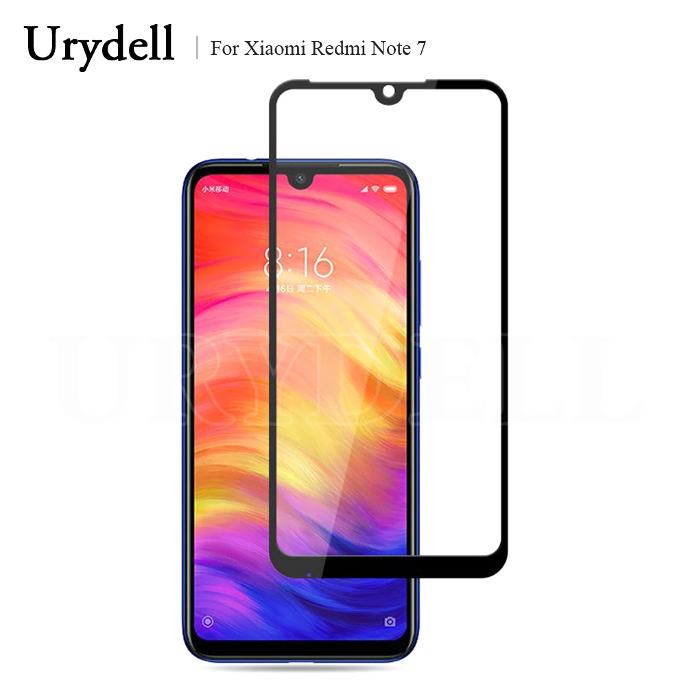 

Full Glue Tempered Glass For Xiaomi Redmi Note 7 Pro Full Cover 9H Protective film Screen Protector For Redmi Note 7 Note7 6.3"