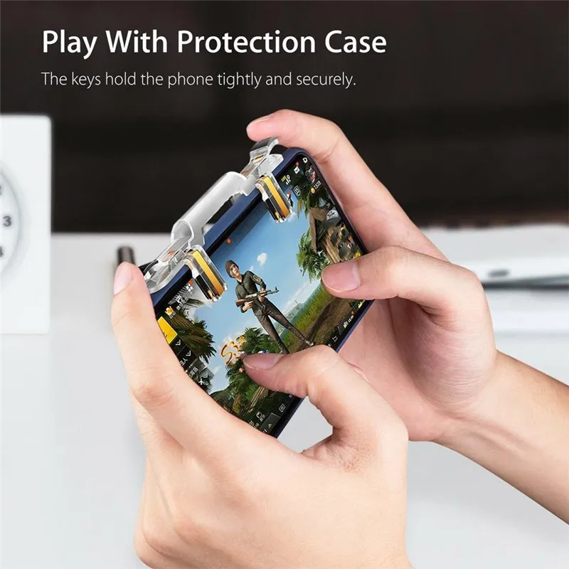 2019 PUBG Mobile Phone Game Trigger Fire Button Handle Shooter Controller Screen protection stable trigger Gamecube Controller
2019 PUBG Mobile Phone Game Trigger Fire Button Handle Shooter Controller Screen protection stable trigger Gamecube Controller