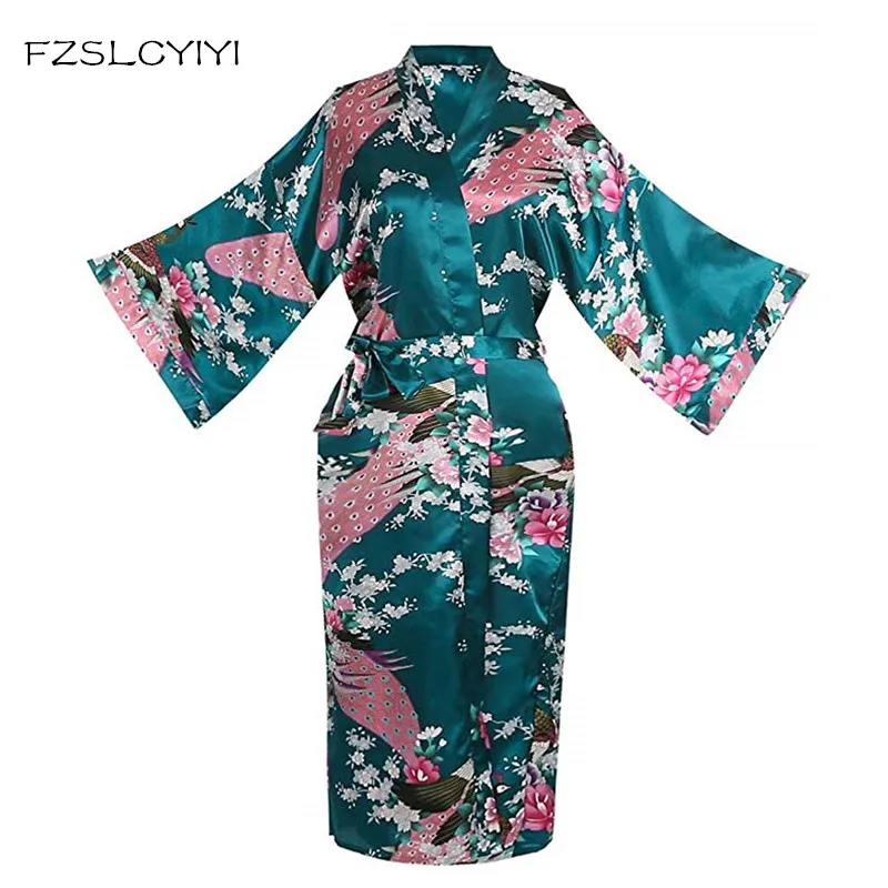 FZSLCYIYI Drak GreenBathrobe Sleepwear Women's Bride Bridesmaid Wedding Robes Kimono Night Gown Printed Peacock&Floral Sleepwear
FZSLCYIYI Drak GreenBathrobe Sleepwear Women's Bride Bridesmaid Wedding Robes Kimono Night Gown Printed Peacock&Floral Sleepwear