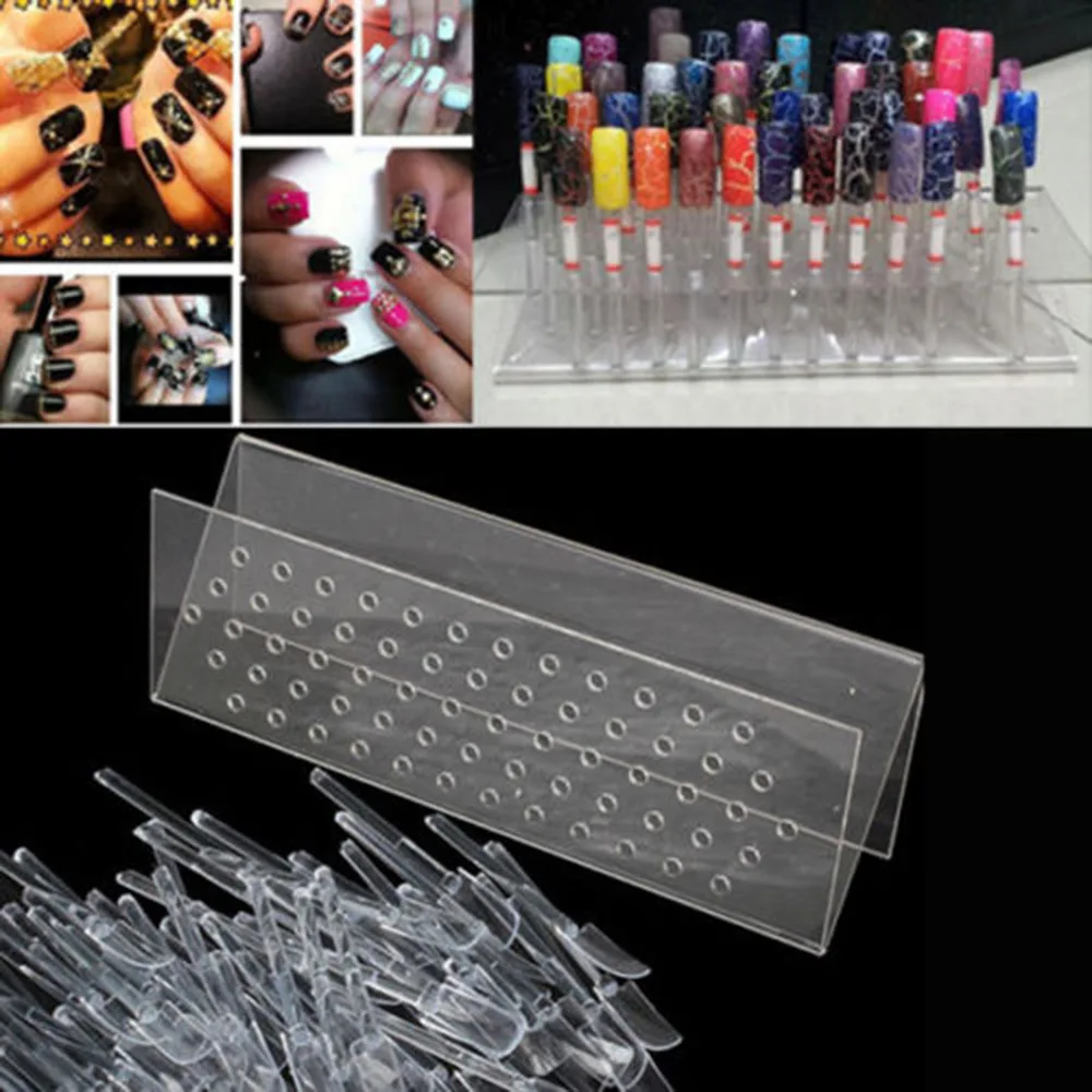 ELECOOL 64 Stick Nail Polish Display Board UV Gel Acrylic Tips Rack Samples Nail Gel Nagel Voorbeeld Display Practice Nails Tool
ELECOOL 64 Stick Nail Polish Display Board UV Gel Acrylic Tips Rack Samples Nail Gel Nagel Voorbeeld Display Practice Nails Tool