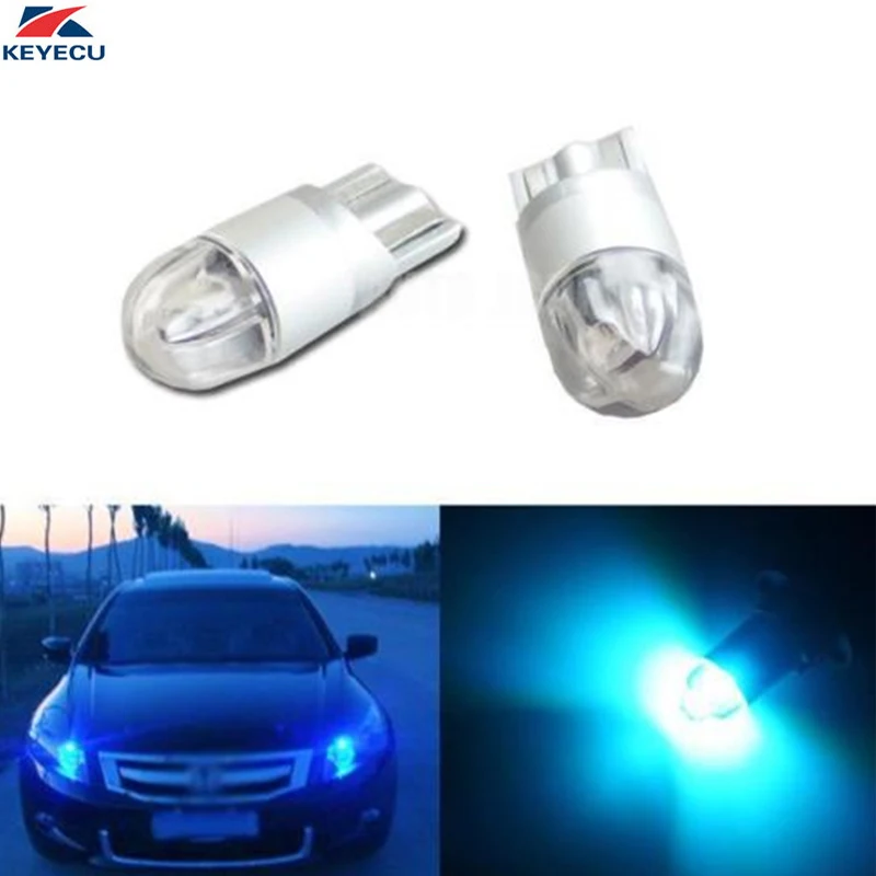 KEYECU 2 шт. яркий Ледяной Синий чипсет 3030 168 194 W5W T10 клин 2SMD светодиодные лампы для