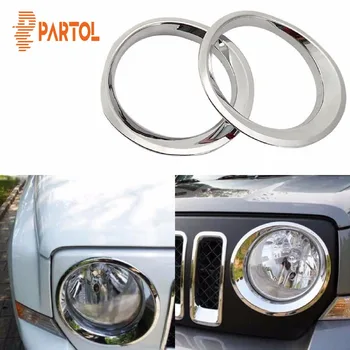 Partol 2x Chrome & Black Angry Eyes Front Headlight Cover Trim Cover For Jeep Patriot 2011-2014 Car Lamp Hoods Shell Stryling
Partol 2x Chrome & Black Angry Eyes Front Headlight Cover Trim Cover For Jeep Patriot 2011-2014 Car Lamp Hoods Shell Stryling