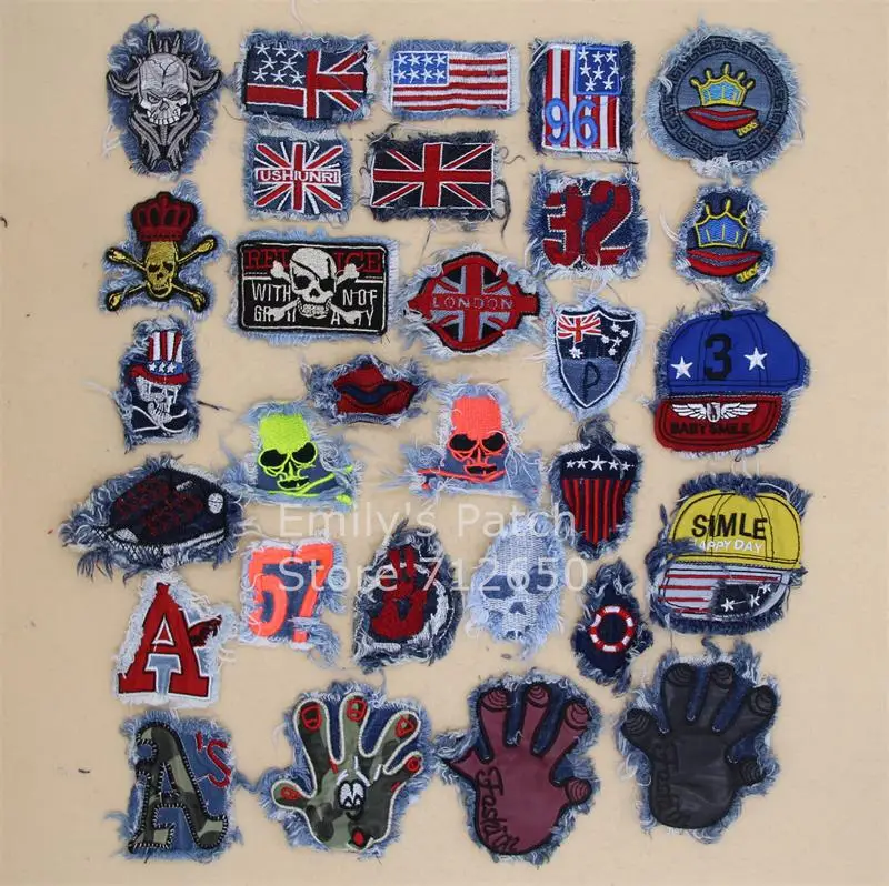 Sew on Jeans fabric patch sew on motif 10 pcs garment bag hat shoe Motif Cartoon Applique badges DIY accessory free shipping 
Sew on Jeans fabric patch sew on motif 10 pcs garment bag hat shoe Motif Cartoon Applique badges DIY accessory free shipping