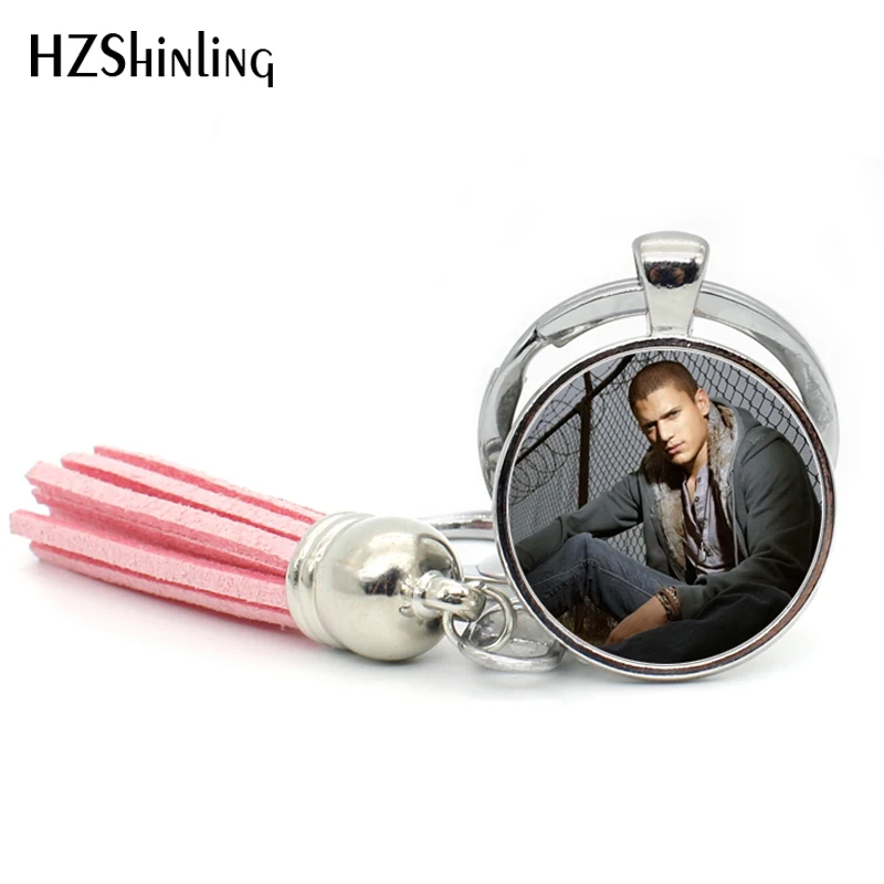 2017 Fashion Prison Break Tassel Key Chain US TV Keyring Silver Handmade Accessory Glass Cabochon Keychains Gifts Fans
2017 Fashion Prison Break Tassel Key Chain US TV Keyring Silver Handmade Accessory Glass Cabochon Keychains Gifts Fans