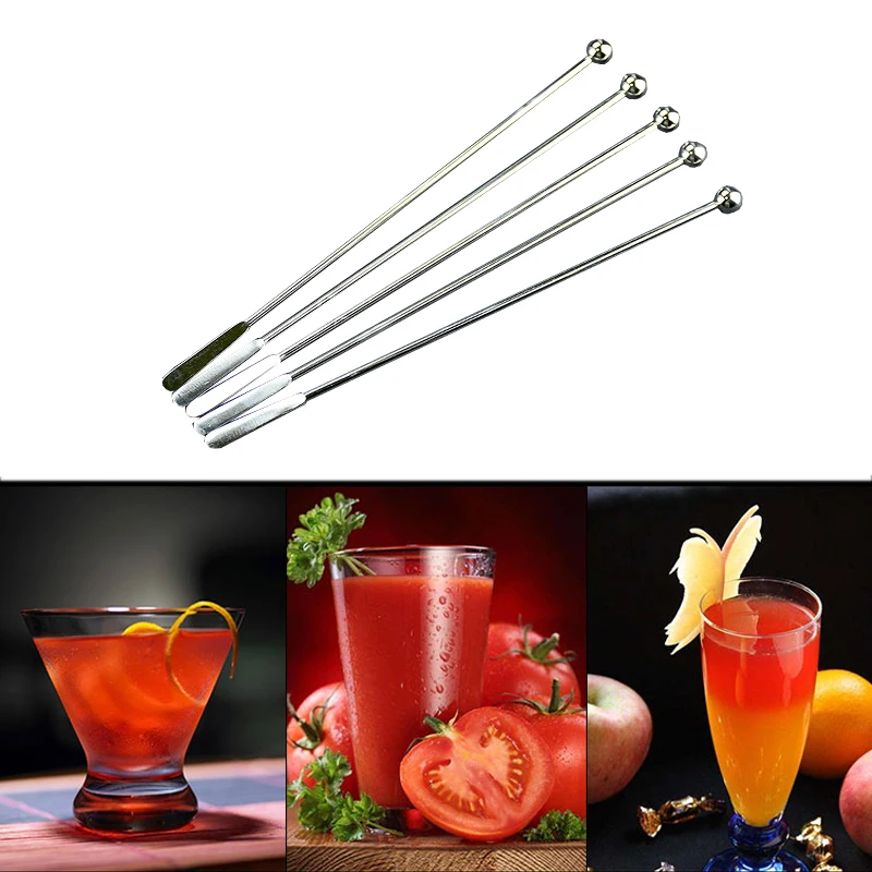Stainless Steel Swizzle Sticks Bar Tools Thread Teardrop Frosted Bar Spoons Drink Mixing Spoons Bartender Tools Cocktail Stirrer
Stainless Steel Swizzle Sticks Bar Tools Thread Teardrop Frosted Bar Spoons Drink Mixing Spoons Bartender Tools Cocktail Stirrer