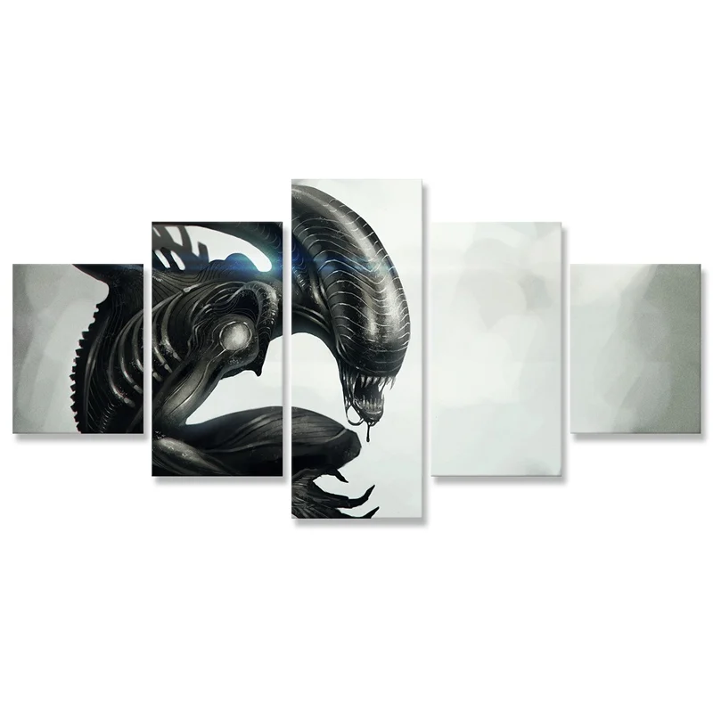 Xenomorph Prometheus Movie Canvas Painting 5 Panel Print Poster Canvas Art Wall Pictures for Living Room
Xenomorph Prometheus Movie Canvas Painting 5 Panel Print Poster Canvas Art Wall Pictures for Living Room