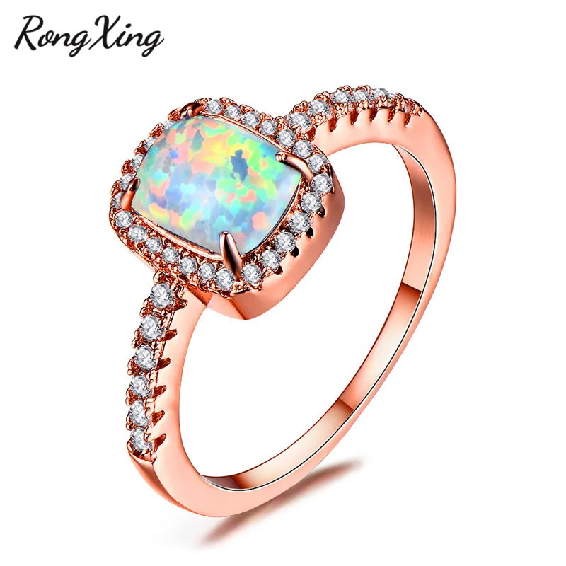 Rong Hing 17 Desinterés Carta Madre Anillo Arcoiris Ópalo De Rong Hing 17 Desinterés Carta Madre Anillo Arcoiris Ópalo De