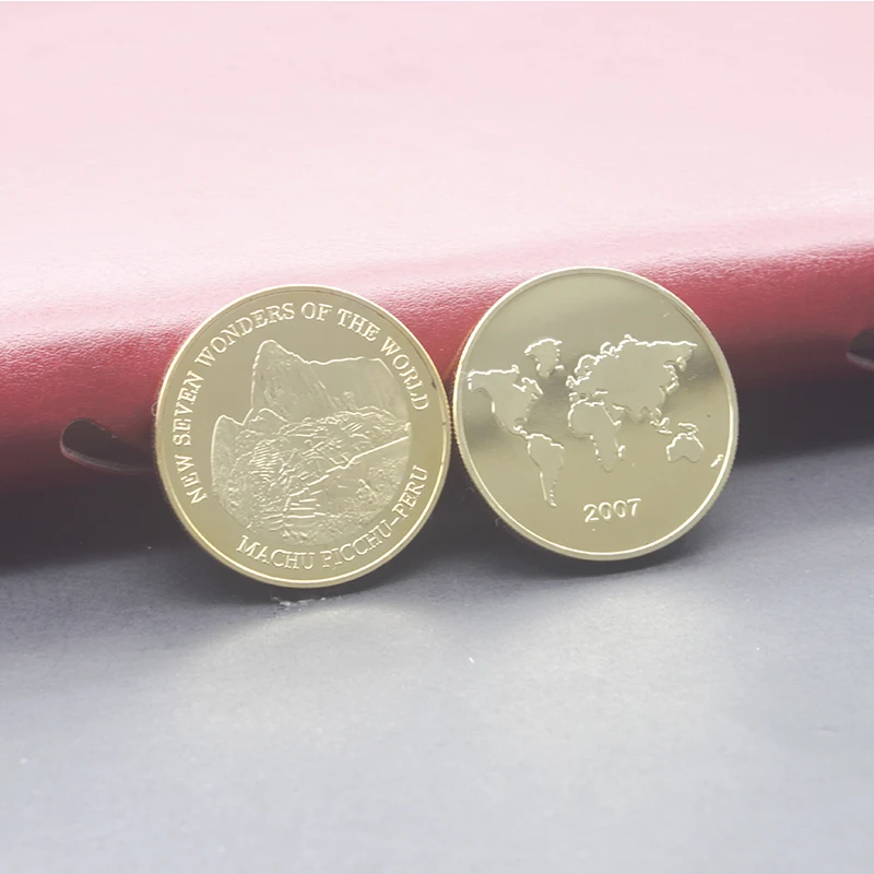 2007 Peru Cuzco Machu Picchu New Seven Wonders of The World Gold Plated Coin Collection
2007 Peru Cuzco Machu Picchu New Seven Wonders of The World Gold Plated Coin Collection