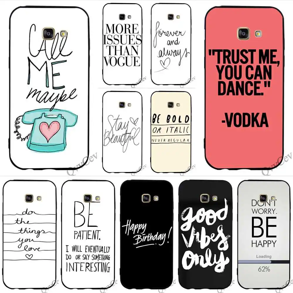 Slim Proverb Phrase Motto Valentines Day Phone Cover for Samsung S7 Case A3 A6 A5 S6 Edge Galaxy S8 S9 Plus Note 8 9 Backshell
Slim Proverb Phrase Motto Valentines Day Phone Cover for Samsung S7 Case A3 A6 A5 S6 Edge Galaxy S8 S9 Plus Note 8 9 Backshell