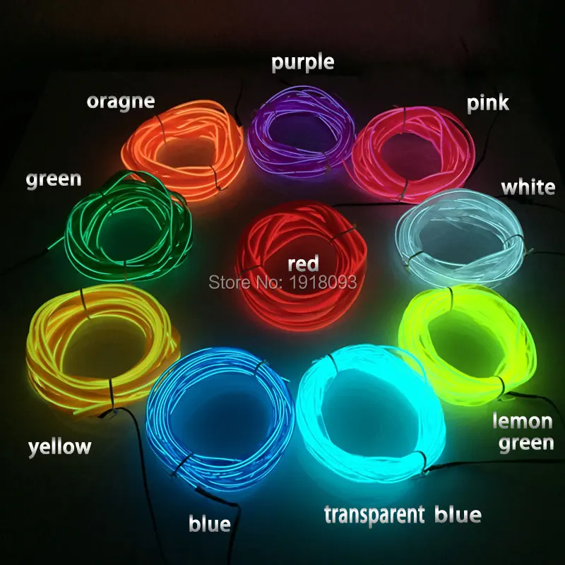 2.3mm-skirt 10Meter 10Color Select LED Strip EL Wire Tube Rope Flexible Neon Light Car Inside Decoration by DC-5V USB Driver
2.3mm-skirt 10Meter 10Color Select LED Strip EL Wire Tube Rope Flexible Neon Light Car Inside Decoration by DC-5V USB Driver