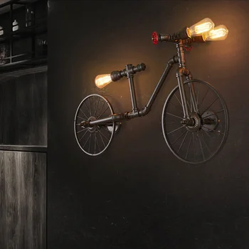 Retro coffee shop decorative lighting wall lamp creative industrial style nostalgic bar bicycle water pipe wall light ZP5081737
Retro coffee shop decorative lighting wall lamp creative industrial style nostalgic bar bicycle water pipe wall light ZP5081737