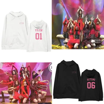 Kpop IZONE Black cotton long sleeve hooded Sweatshirt Women men Korean casual Winter warm Hoodies Women fashion casual Clothes
Kpop IZONE Black cotton long sleeve hooded Sweatshirt Women men Korean casual Winter warm Hoodies Women fashion casual Clothes