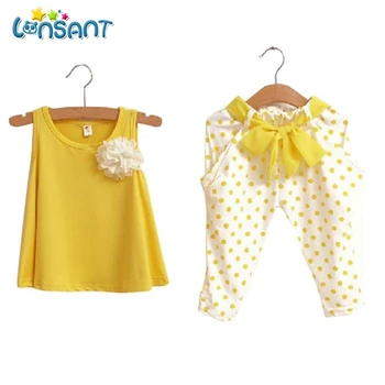 LONSANT Baby Girl Clothes Set Solid Sleeveless Vest Dot Pant 2Pcs Conjunto Menina High Quality Cotton Children Clothes Clothing
LONSANT Baby Girl Clothes Set Solid Sleeveless Vest Dot Pant 2Pcs Conjunto Menina High Quality Cotton Children Clothes Clothing