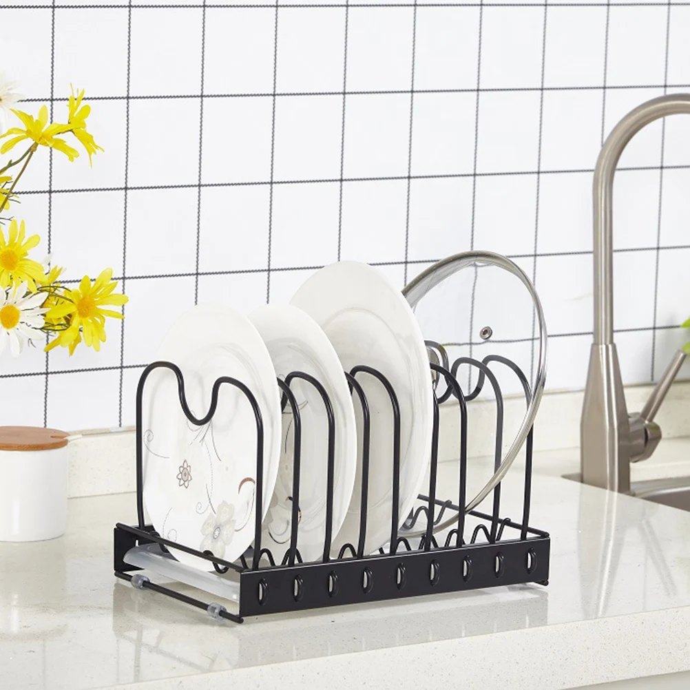 28x18cm Detachable Wrought Iron Kitchen Dish Pot Lid Drying Rack Drainer Dryer Tray Tableware Holder Organizer (Black)
28x18cm Detachable Wrought Iron Kitchen Dish Pot Lid Drying Rack Drainer Dryer Tray Tableware Holder Organizer (Black)