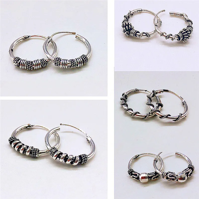 ROMAD 5 Styles Small Hoop Earrings Vintage Silver Color Dangle Circle Earrings for Women Earings Fashion Jewelry Bijoux R2
ROMAD 5 Styles Small Hoop Earrings Vintage Silver Color Dangle Circle Earrings for Women Earings Fashion Jewelry Bijoux R2