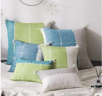 Nordic style sofa cushion pillowcase Bed rectangular waist pillowcase Household large cushion cover is simple and modern
Nordic style sofa cushion pillowcase Bed rectangular waist pillowcase Household large cushion cover is simple and modern