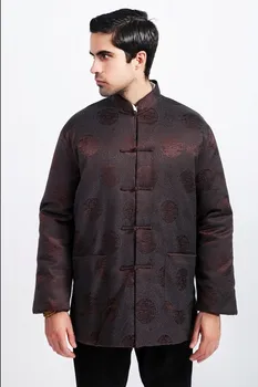 Free Shipping Coffee winter warmth Chinese Style Men's Polyester silk Kung-Fu Jacket Coat wadded jacket M L XL XXL XXXL M26-1
Free Shipping Coffee winter warmth Chinese Style Men's Polyester silk Kung-Fu Jacket Coat wadded jacket M L XL XXL XXXL M26-1