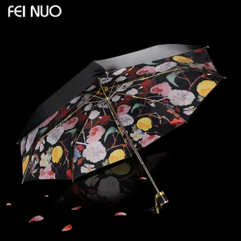 2016 New fashion limited edition rose style top grade sunny and rainy folding umbrella
2016 New fashion limited edition rose style top grade sunny and rainy folding umbrella