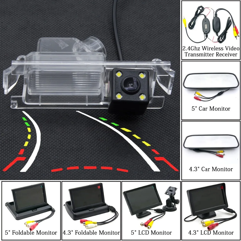 Dynamic Trajectory Tracks Car Rear View Camera For Hyundai Accent Solaris Verna 2014 Kia K2 Rio Ceed Parking 4.3" 5 inch Monitor
Dynamic Trajectory Tracks Car Rear View Camera For Hyundai Accent Solaris Verna 2014 Kia K2 Rio Ceed Parking 4.3" 5 inch Monitor