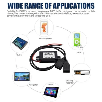Multi-function Dual USB Charger Module Car Navigation Instrument Driving Recorder Power Converter 12V Turn 5 Car Accessories
Multi-function Dual USB Charger Module Car Navigation Instrument Driving Recorder Power Converter 12V Turn 5 Car Accessories