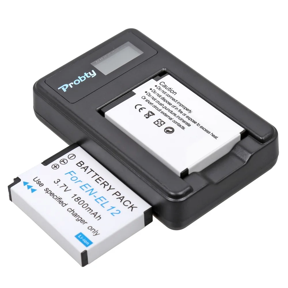 2Pcs Probty EN-EL12 EN EL12 + USB LCD Charger for NIKON Coolpix AW100 AW110 AW120 S9900 S9700 S9500 S9300 S9200 S8200 S6300 P330
2Pcs Probty EN-EL12 EN EL12 + USB LCD Charger for NIKON Coolpix AW100 AW110 AW120 S9900 S9700 S9500 S9300 S9200 S8200 S6300 P330