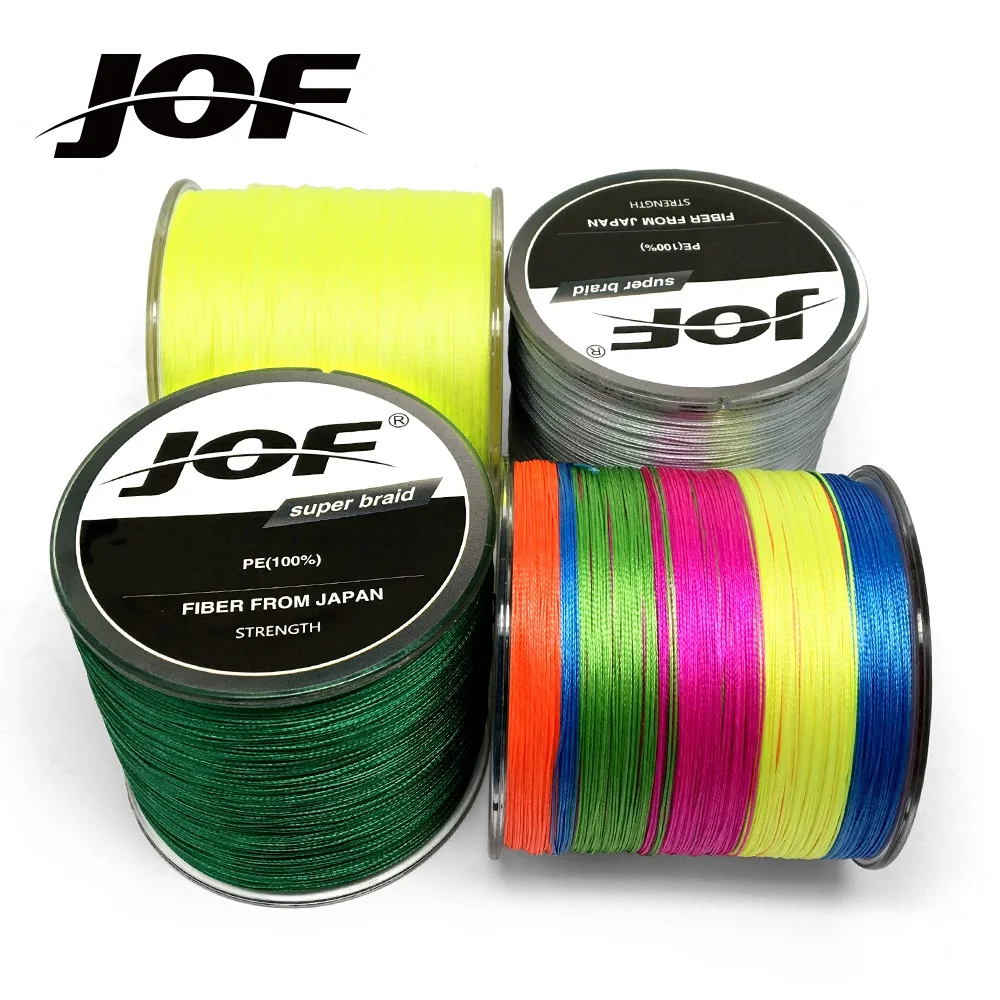 JOF 4Strands 8Strands Japan Braided Fishing Line Multifilament Line 300M Braided Cord for Fishing Equipment 10-80LB/22-78LB
JOF 4Strands 8Strands Japan Braided Fishing Line Multifilament Line 300M Braided Cord for Fishing Equipment 10-80LB/22-78LB