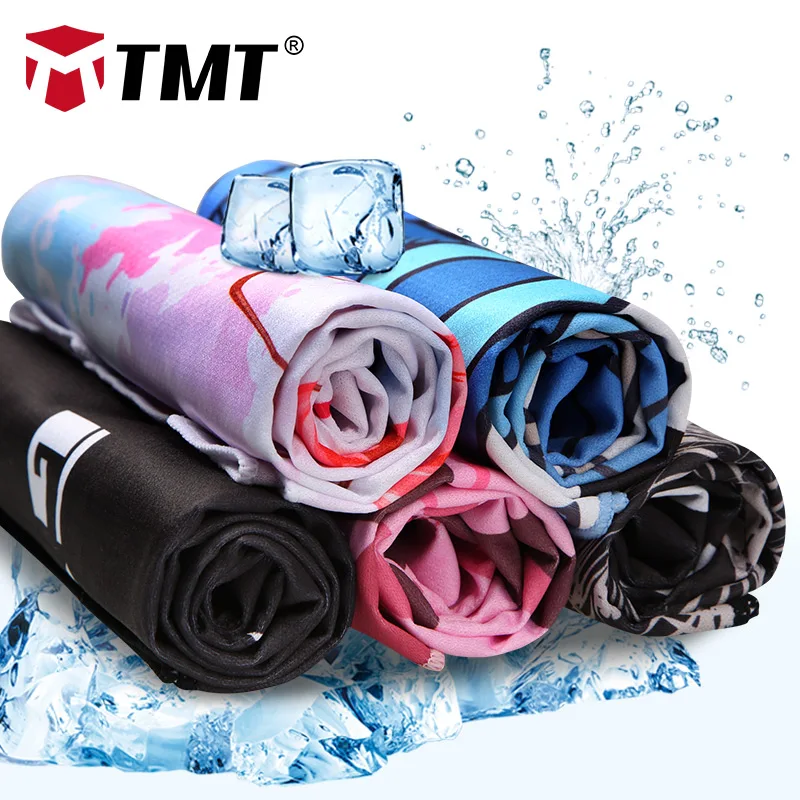 TMT охлаждающее полотенце из микрофибры для мгновенного охлаждения шеи