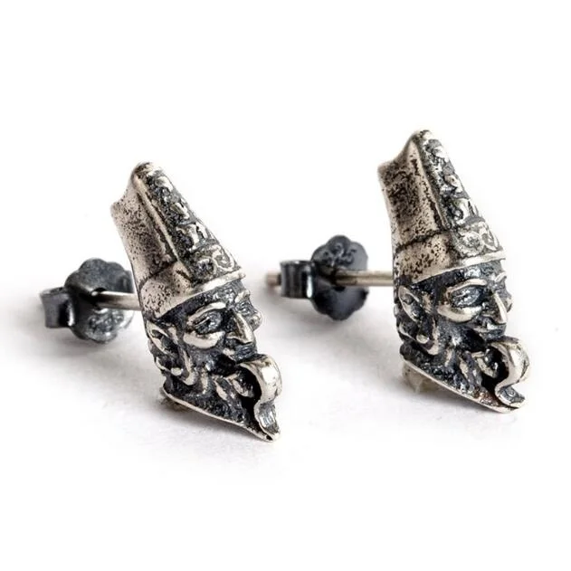 New 2019 Gothic Skull Ghost Vintage Earring Real Antique 925 Sterling Silver Stud Earrings For Unisex Hiphop Rock Punk Jewelry
New 2019 Gothic Skull Ghost Vintage Earring Real Antique 925 Sterling Silver Stud Earrings For Unisex Hiphop Rock Punk Jewelry
