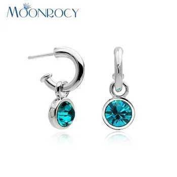 MOONROCY Rose Gold Color Crystal Earrings Green Yellow Blue for Women Birthday Cute Gift Dropshipping Jewelry Wholesale
MOONROCY Rose Gold Color Crystal Earrings Green Yellow Blue for Women Birthday Cute Gift Dropshipping Jewelry Wholesale