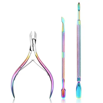 3Pcs Stainless Steel Cuticle Remover Dual-Ended Finger Dead Skin Push Nail Cuticle Pusher Manicure Nail Care Tool #YJ2
3Pcs Stainless Steel Cuticle Remover Dual-Ended Finger Dead Skin Push Nail Cuticle Pusher Manicure Nail Care Tool #YJ2