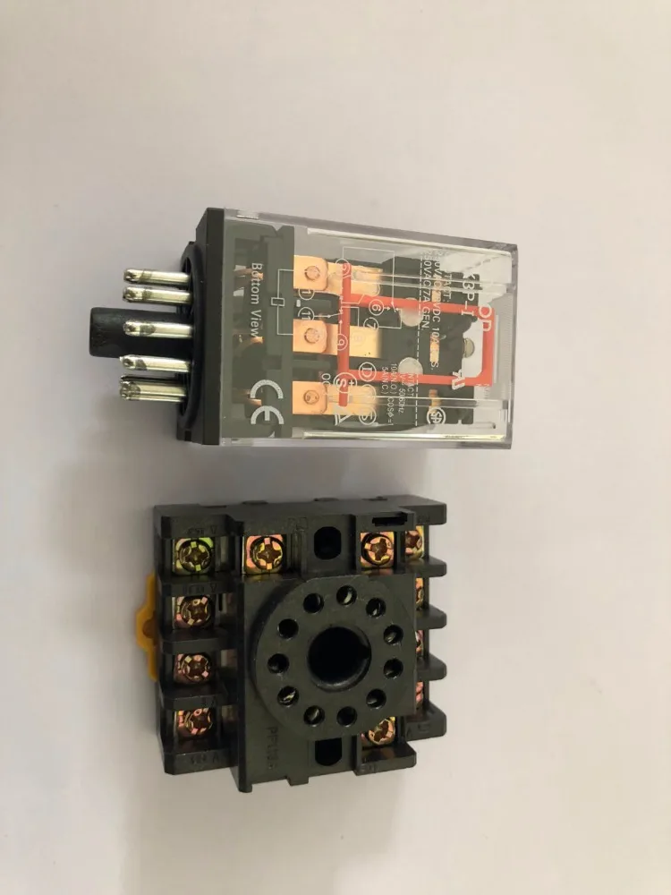 Intermediate relay MK3P-I MK3P small electromagnetic relay 11PIN with base DC12V DC24V AC110V AC220V
Intermediate relay MK3P-I MK3P small electromagnetic relay 11PIN with base DC12V DC24V AC110V AC220V