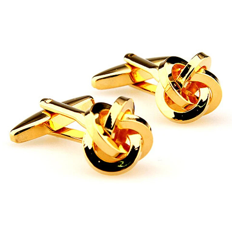 

WN hot sales/golden twist cufflinks in French high quality shirts cufflinks wholesale/retail/friends gifts