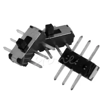 C18 New Hot 50Pcs Slide Switch 6 Pin Mini Toggle Switch SMD PCB 2 Position DPDT SMT Vertical
C18 New Hot 50Pcs Slide Switch 6 Pin Mini Toggle Switch SMD PCB 2 Position DPDT SMT Vertical
