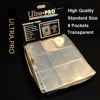 20 pages/lot Ultra Pro Cards Album pages Cards Collection book pages with 9 slots/page for Board Game Trading Cards
20 pages/lot Ultra Pro Cards Album pages Cards Collection book pages with 9 slots/page for Board Game Trading Cards