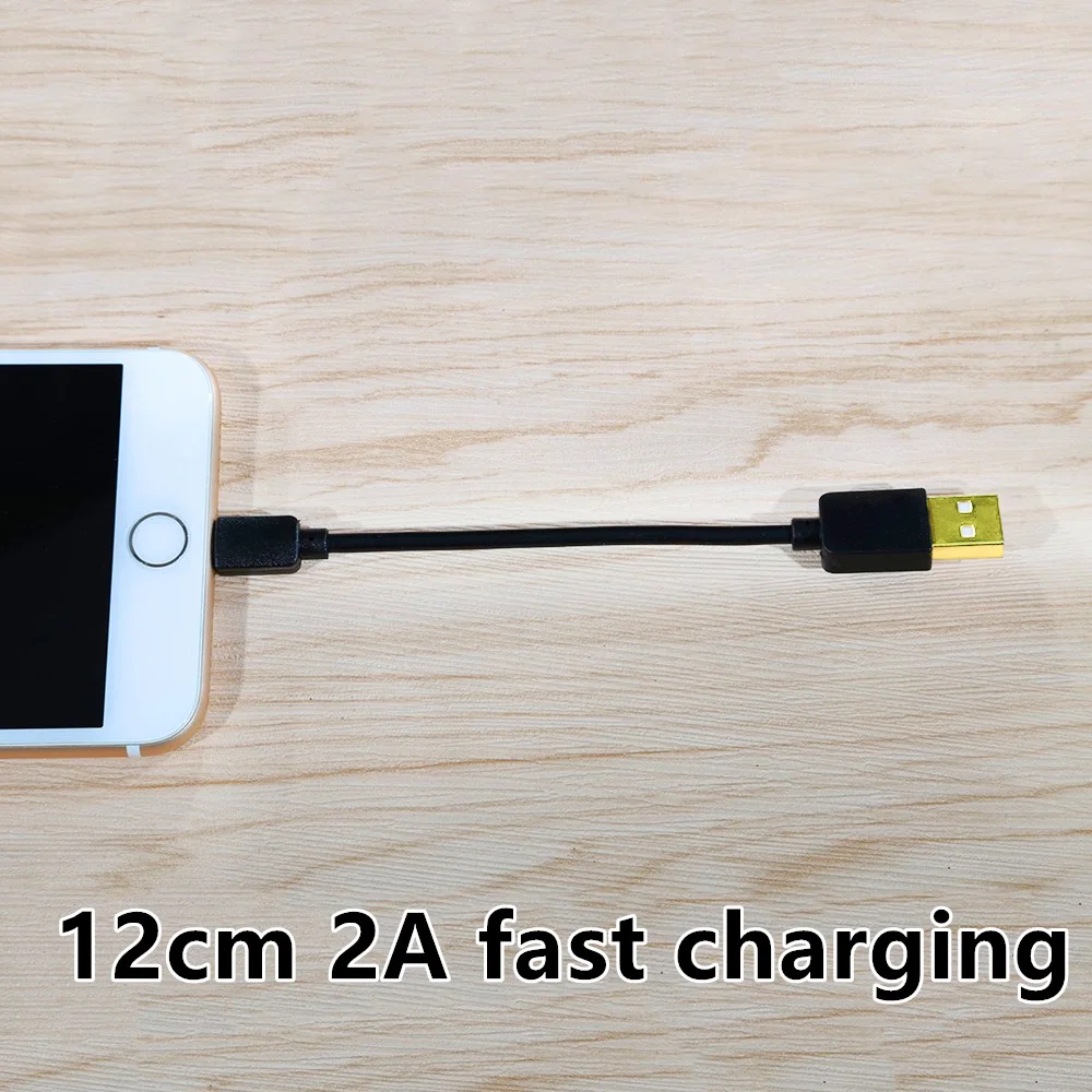 FFFAS 12cm Short Charging Cable 2A Fast Charger Gold Plated Data Adapter Brief Wire For Apple Iphone 5 5s 6 6s 7 8 X Xs Plus
FFFAS 12cm Short Charging Cable 2A Fast Charger Gold Plated Data Adapter Brief Wire For Apple Iphone 5 5s 6 6s 7 8 X Xs Plus