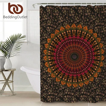 BeddingOutlet Mandala Shower Curtain for Bathroom Bohemian Floral Bath Curtain With Hooks Waterproof Polyester cortina de ducha
BeddingOutlet Mandala Shower Curtain for Bathroom Bohemian Floral Bath Curtain With Hooks Waterproof Polyester cortina de ducha