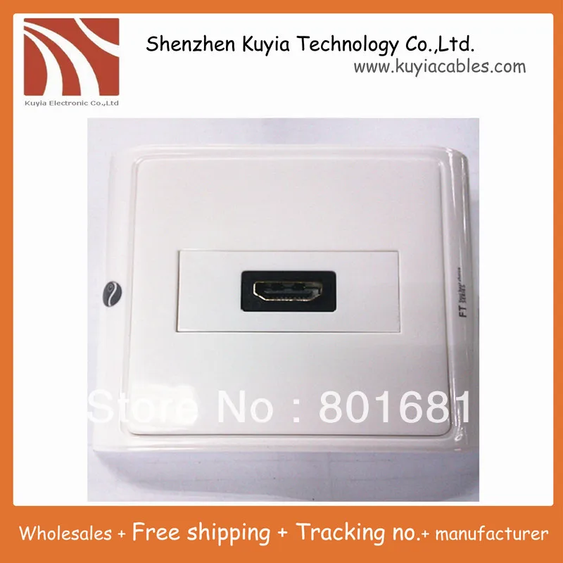 KUYiA Free shipping+ High Quality Single Port Outlet HDMI Wall Plate Panel Female
KUYiA Free shipping+ High Quality Single Port Outlet HDMI Wall Plate Panel Female