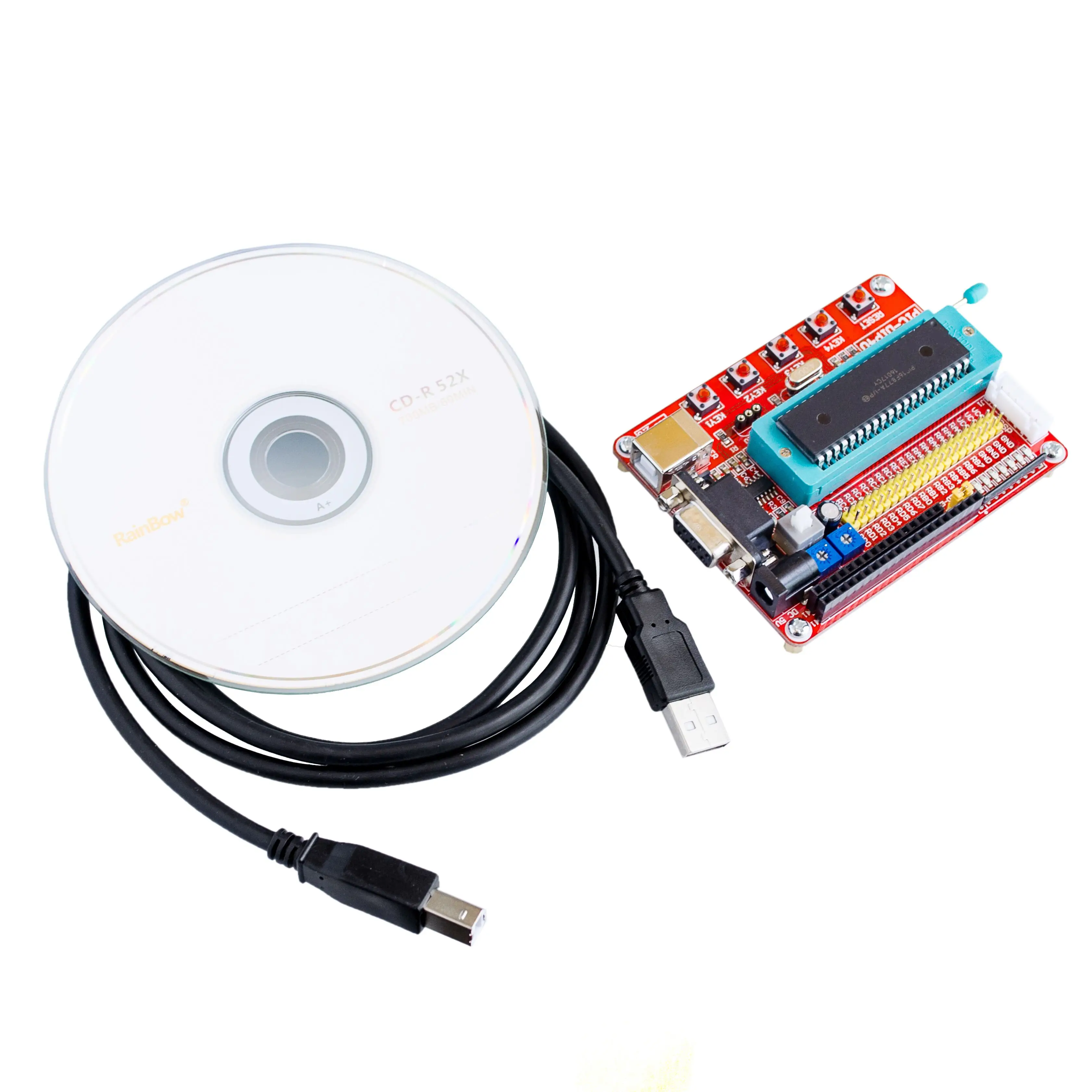 Freeship Microchip pic microcontroller minimum system development board PIC16F877A + USB CABLE
Freeship Microchip pic microcontroller minimum system development board PIC16F877A + USB CABLE