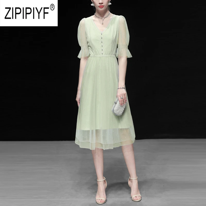 2019 Summer Fashion Women Sexy Dresses V Neck Gauze Patchwork See Though Ball Gown Dresses Night Club Casual Elegant Dress Z1881
2019 Summer Fashion Women Sexy Dresses V Neck Gauze Patchwork See Though Ball Gown Dresses Night Club Casual Elegant Dress Z1881